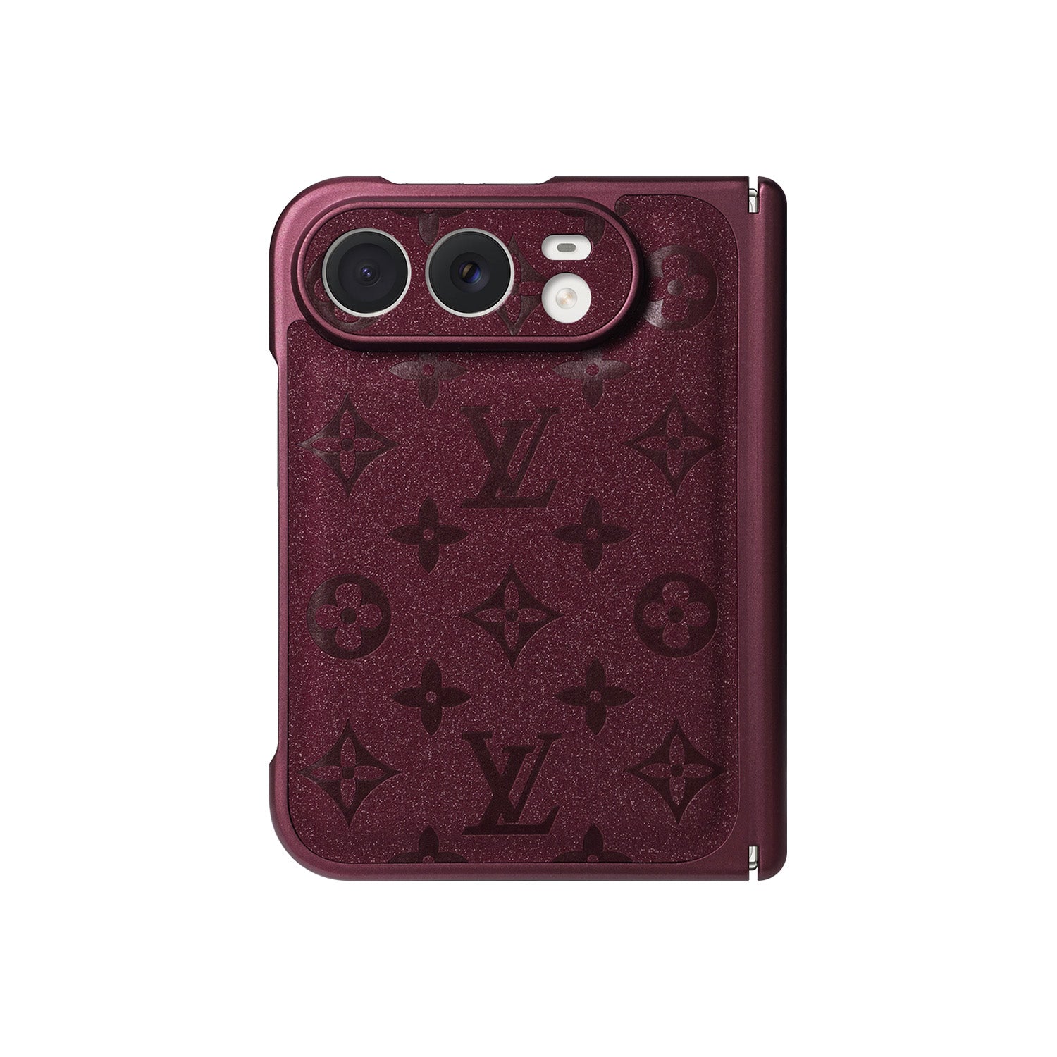 L SHINY ONE-PIECE BURGUNDY